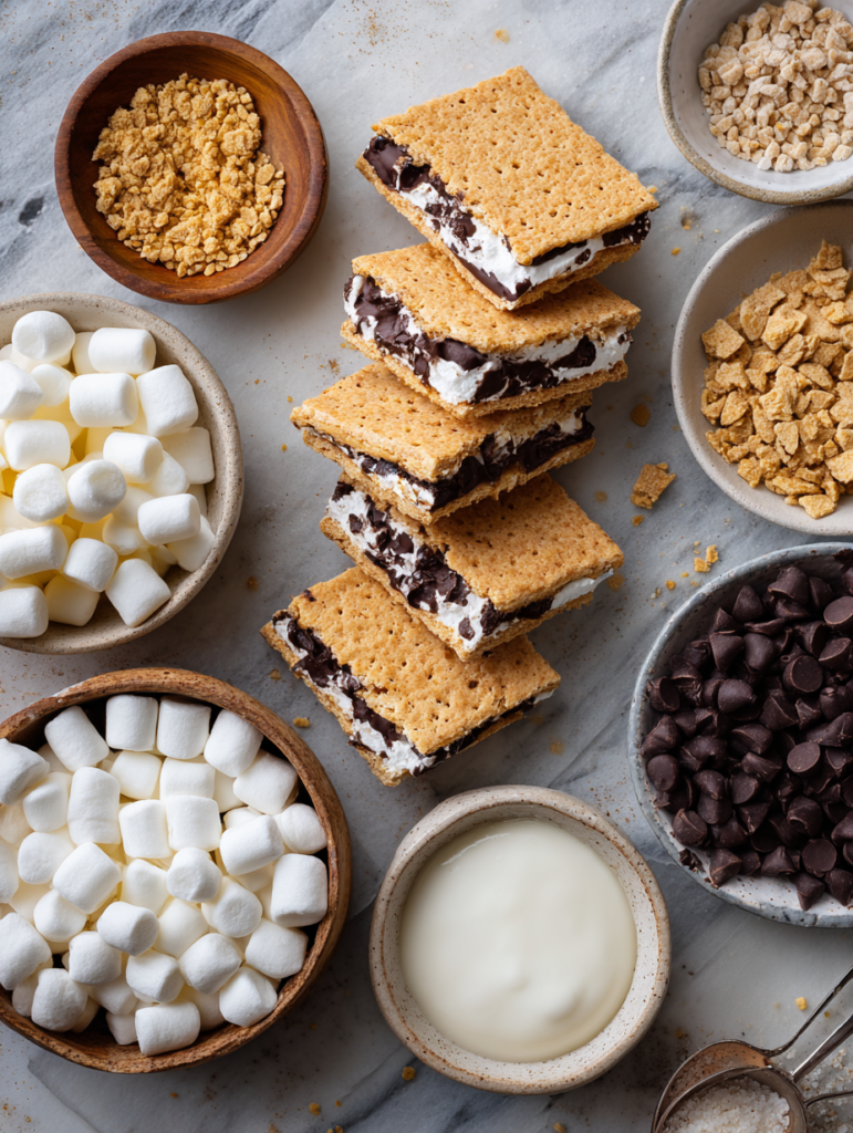 Barres de biscuits S'mores : dessert facile et gourmand