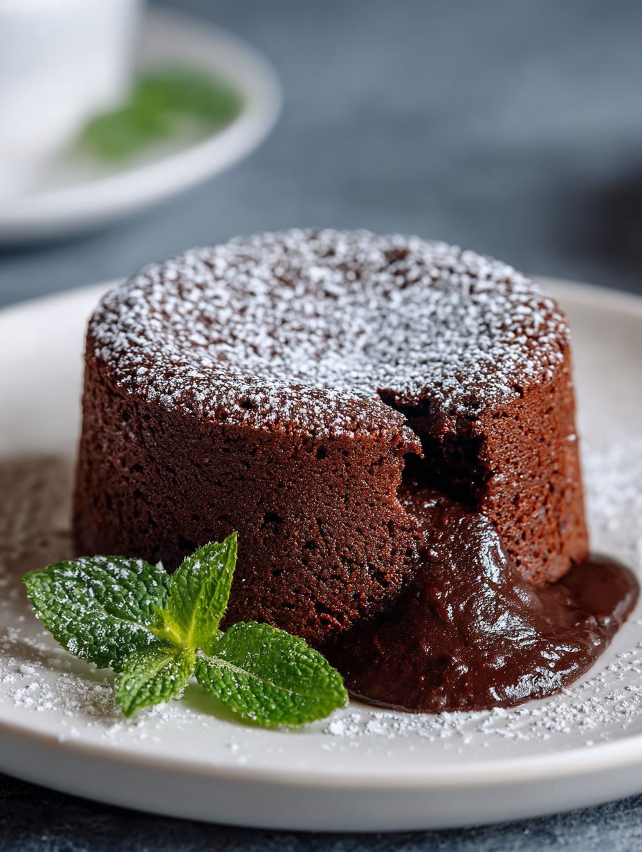 Gâteaux au chocolat fondant rapides et faciles à la friteuse à air
