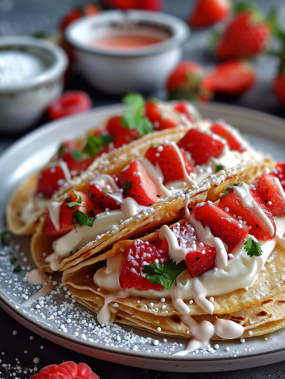 Tacos Dessert Faciles : Recette Sucrée Croustillante et Rapide