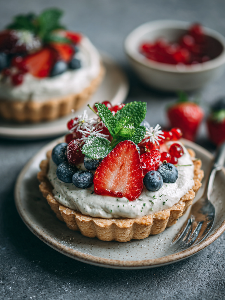 Tartes à la crème d'avoine maison dessert facile et gourmand