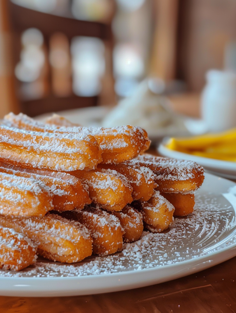 Bouchées de churros cuites au four faciles