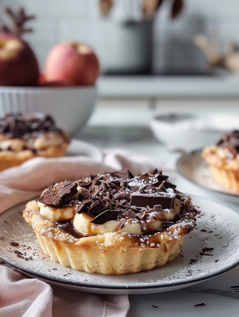 Bombes sucrées à la tarte aux pommes cuites à la friteuse à air