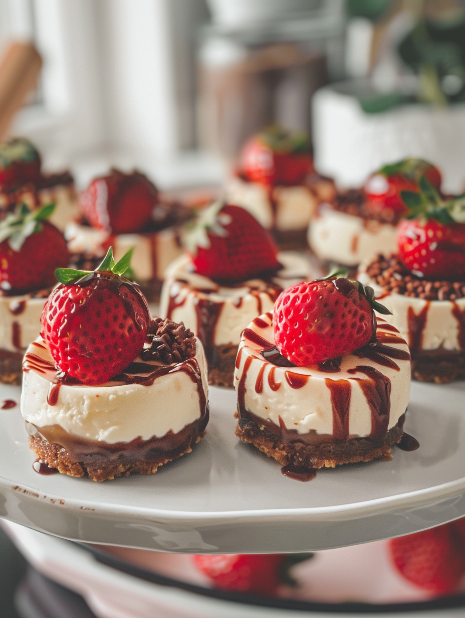 Mini cheesecakes : dessert facile en bouchées à préparer rapidement