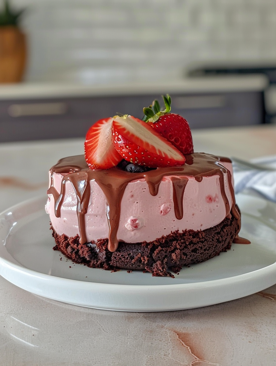 Strawberry Chocolate Cake : Dessert Facile et Gourmand