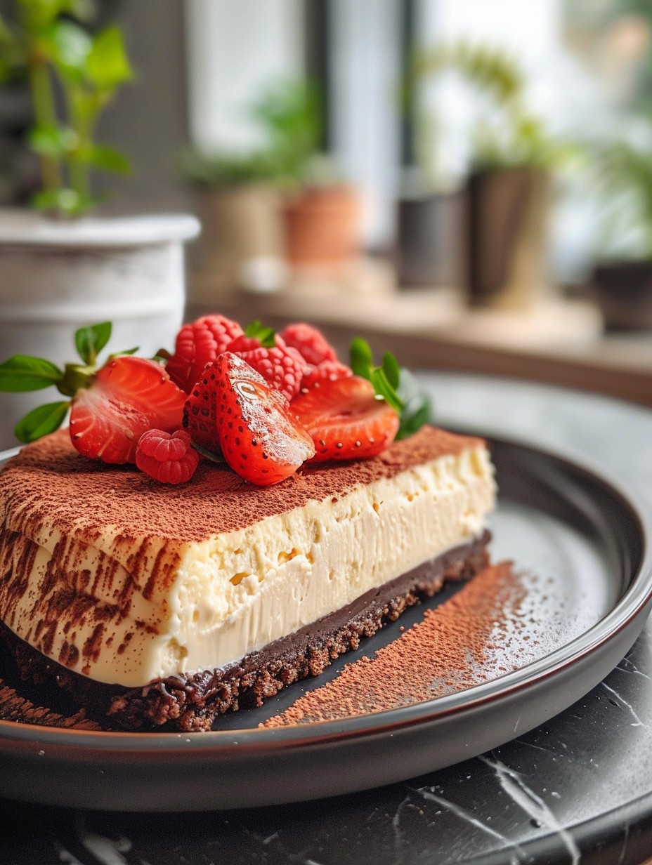 Cheesecake croustillant aux fraises, un délice facile à préparer