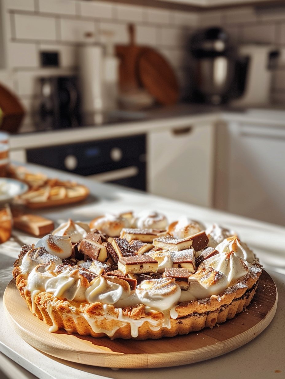 Tarte géante ultime à la pâte à biscuits S'mores – Recette de dessert facile