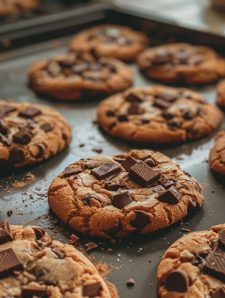Dessert facile : Cookies Chocolat XXL – la gourmandise rapide