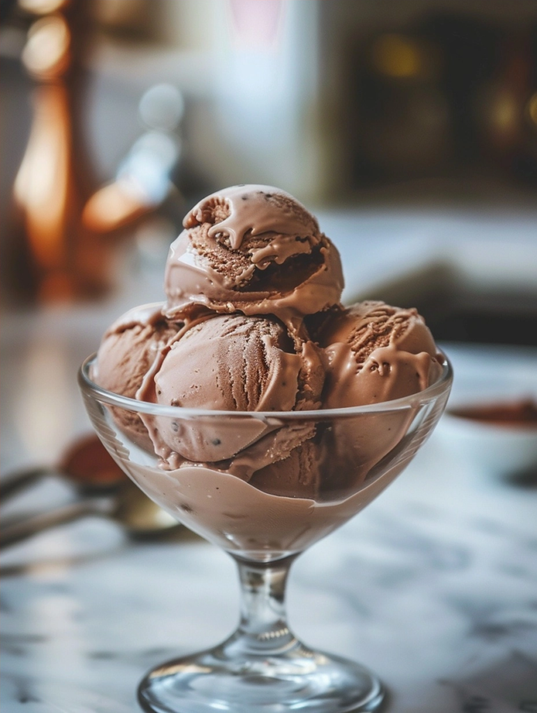 Dessert facile : Coupe de glace isolée sur fond transparent